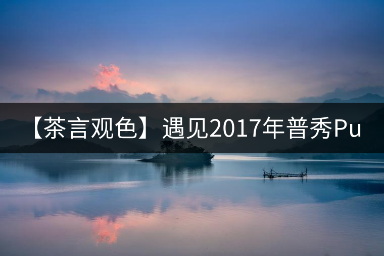 【茶言觀色】遇見2017年普秀Pursue散熟茶 【茶言觀色】遇見2017年普秀Pursue散熟茶