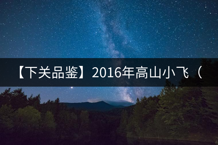 【下關(guān)品鑒】2016年高山小飛(生) 【下關(guān)品鑒】2016年高山小飛(生)