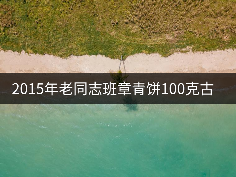 2015年老同志班章青餅100克古樹(shù)茶開(kāi)湯