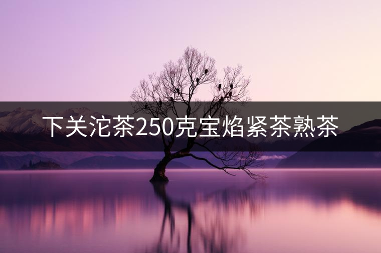 下關沱茶250克寶焰緊茶熟茶 下關沱茶250克寶焰緊茶熟茶