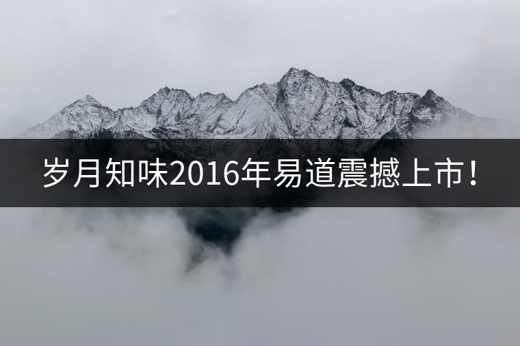 歲月知味2016年易道震撼上市！