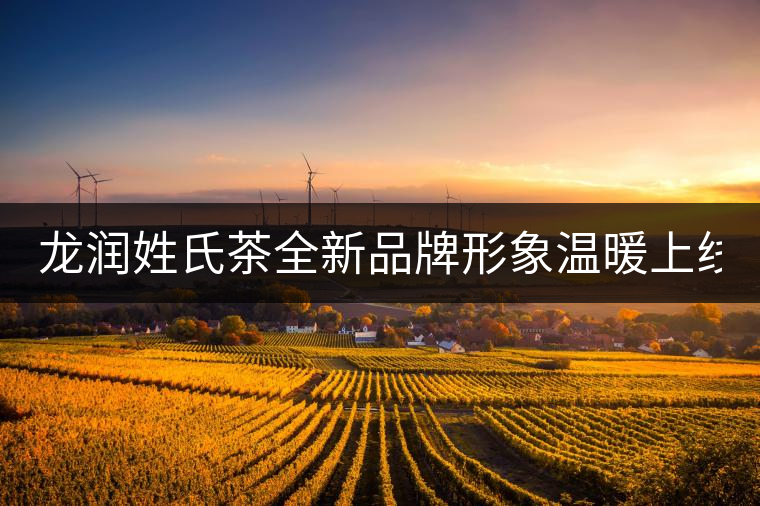 龍潤姓氏茶全新品牌形象溫暖上線! 龍潤姓氏茶全新品牌形象溫暖上線!