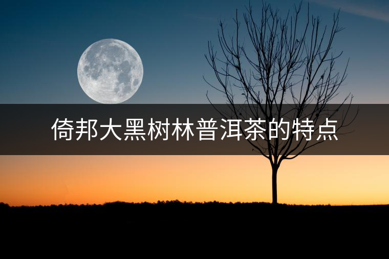 倚邦大黑樹林普洱茶的特點(diǎn) 倚邦大黑樹林普洱茶的特點(diǎn)