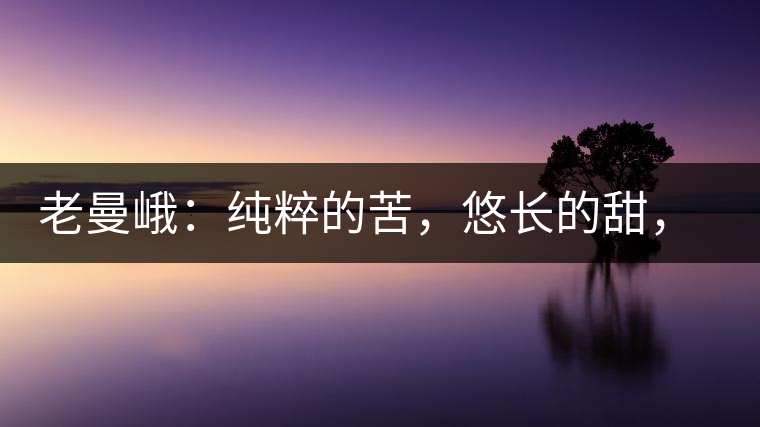 老曼峨：純粹的苦，悠長的甜，茶之本味也