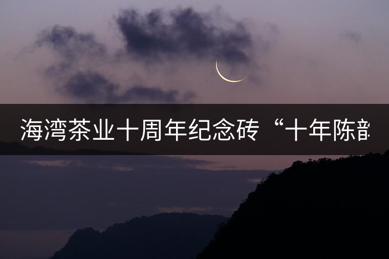 海灣茶業(yè)十周年紀(jì)念磚“十年陳韻”品鑒！