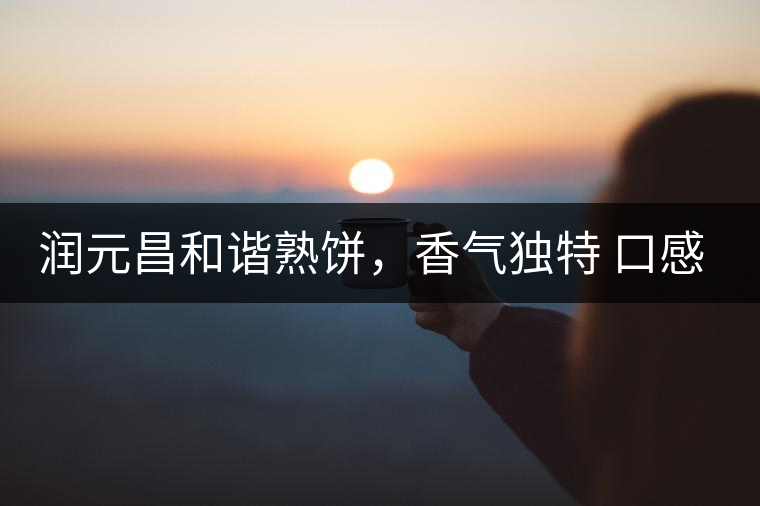 潤元昌和諧熟餅，香氣獨特 口感厚實