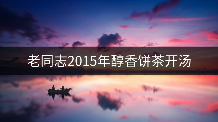 老同志2015年醇香餅茶開湯 老同志2015年醇香餅茶開湯