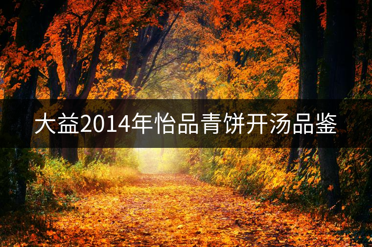大益2014年怡品青餅開(kāi)湯品鑒 大益2014年怡品青餅開(kāi)湯品鑒