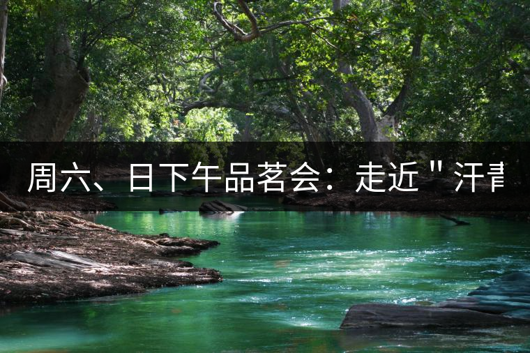 周六、日下午品茗會：走近＂汗青＂。