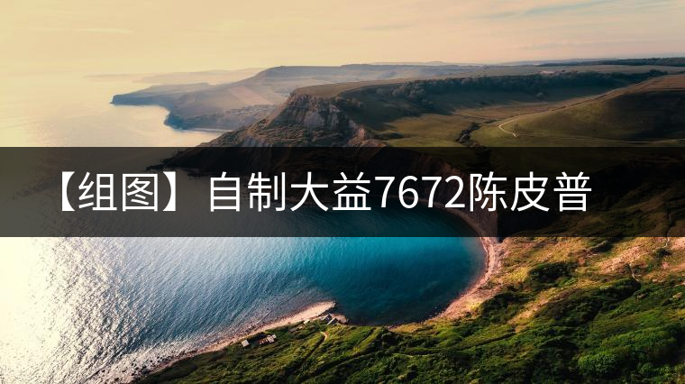 【組圖】自制大益7672陳皮普洱茶開湯 【組圖】自制大益7672陳皮普洱茶開湯