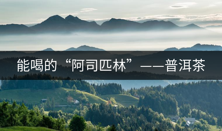 能喝的“阿司匹林”——普洱茶 能喝的“阿司匹林”——普洱茶