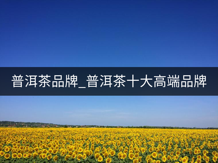 普洱茶品牌_普洱茶十大高端品牌_哪個牌子好？