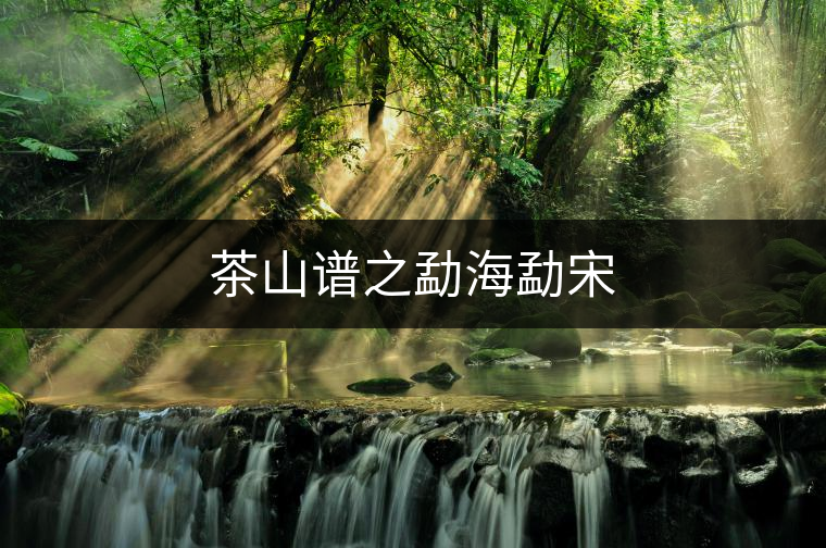 茶山譜之勐海勐宋 茶山譜之勐海勐宋