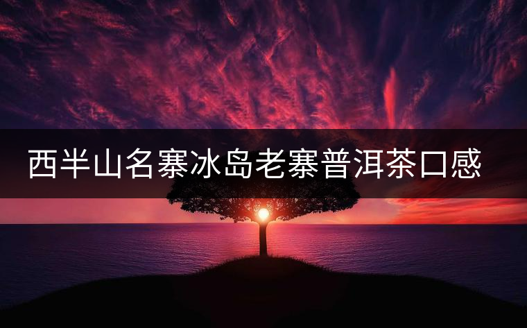 西半山名寨冰島老寨普洱茶口感特點(diǎn) 西半山名寨冰島老寨普洱茶口感特點(diǎn)