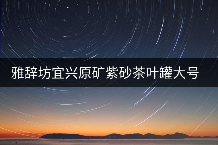 雅辭坊宜興原礦紫砂茶葉罐大號(hào)普洱茶餅缸存儲(chǔ)醒茶盒茶具密封罐子