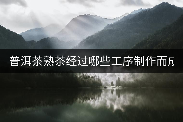 普洱茶熟茶經(jīng)過哪些工序制作而成？