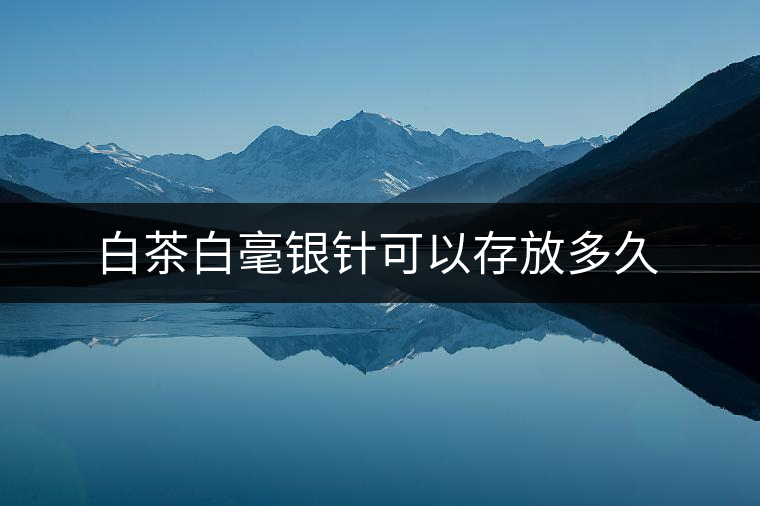 白茶白毫銀針可以存放多久
