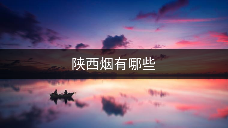陜西煙有哪些 陜西煙有哪些