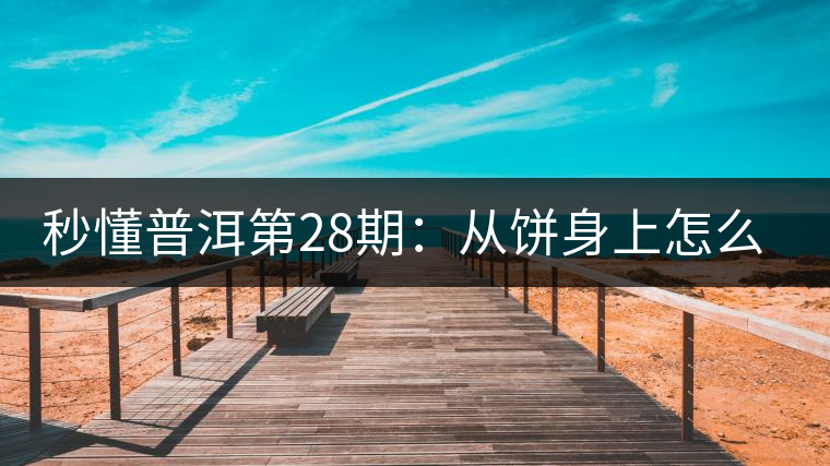 秒懂普洱第28期：從餅身上怎么辨識干倉與濕倉 普洱茶？