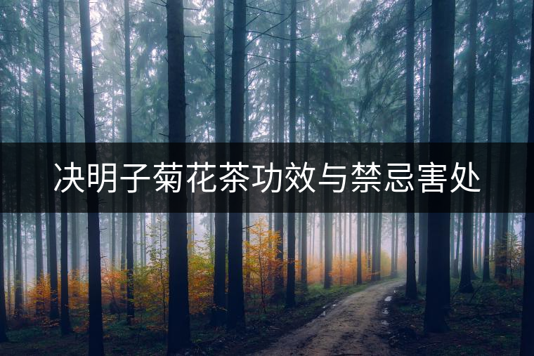 決明子菊花茶功效與禁忌害處 決明子菊花茶功效與禁忌害處
