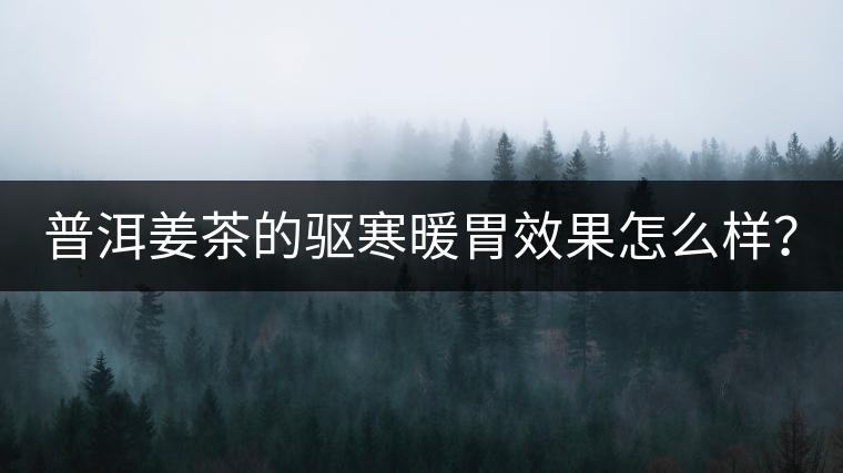 普洱姜茶的驅(qū)寒暖胃效果怎么樣？