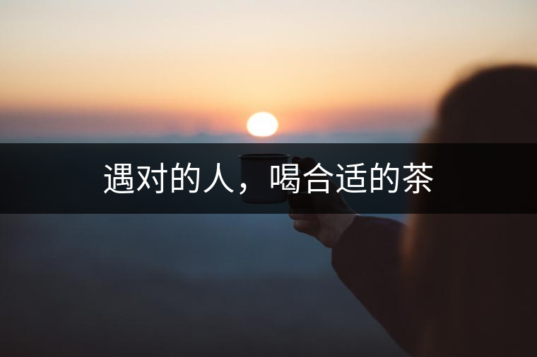 遇對(duì)的人，喝合適的茶