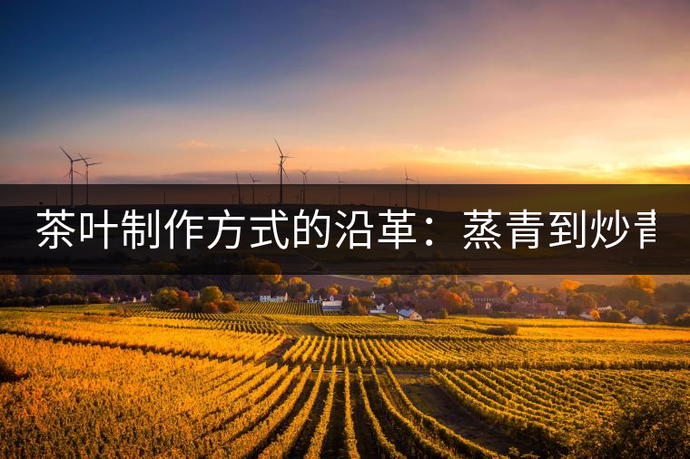 茶葉制作方式的沿革：蒸青到炒青！