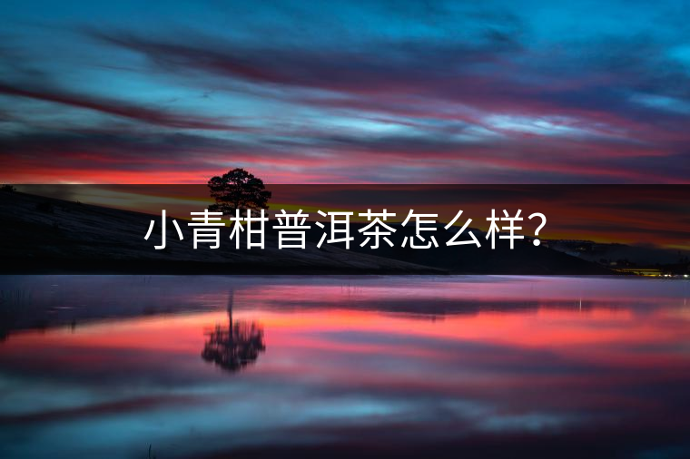 小青柑普洱茶怎么樣? 小青柑普洱茶怎么樣?