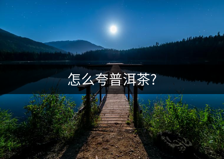 怎么夸普洱茶? 怎么夸普洱茶?