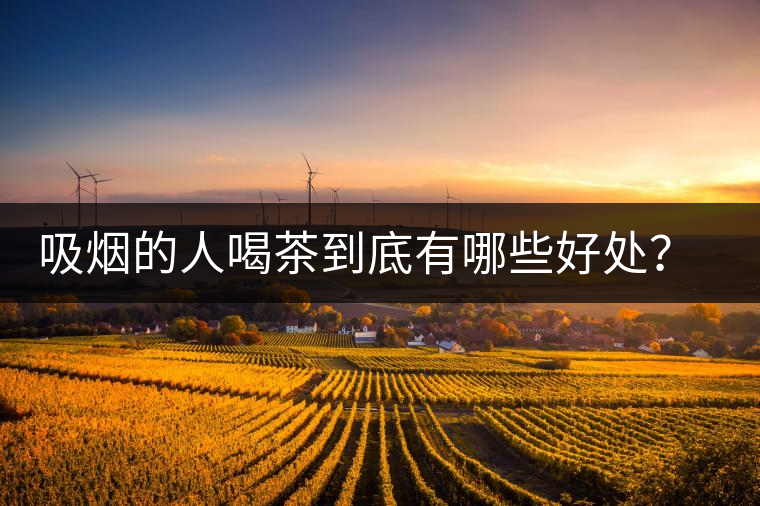 吸煙的人喝茶到底有哪些好處？醫(yī)生這次全說(shuō)清楚了