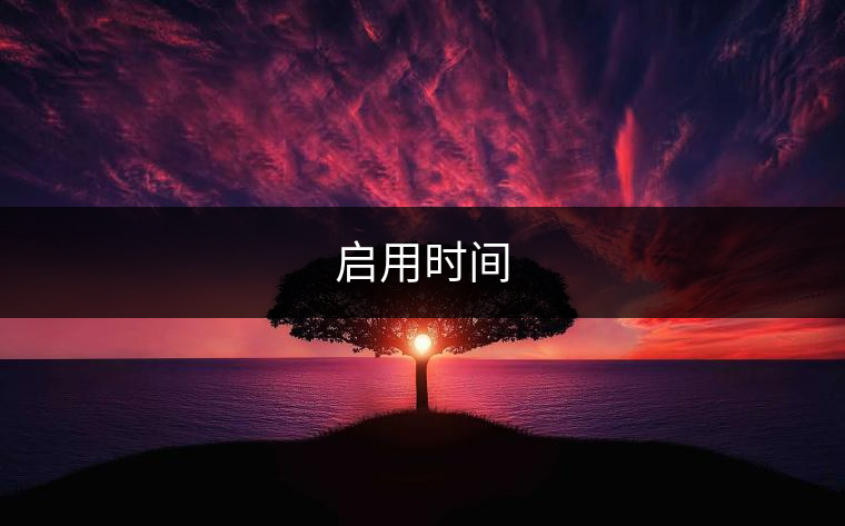啟用時(shí)間