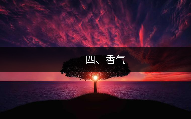 　　四、香氣