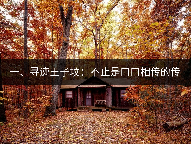 一、尋跡王子墳：不止是口口相傳的傳說，是刻在土地里的歷史